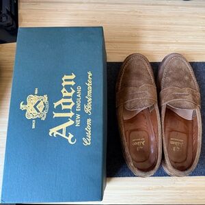 Alden LHS Snuff Suede 8.5C